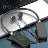 Wireless Earphone Bluetooth-compatible Hanging Neck Headset LED Display Waterproof Wireless Neckband Headphone