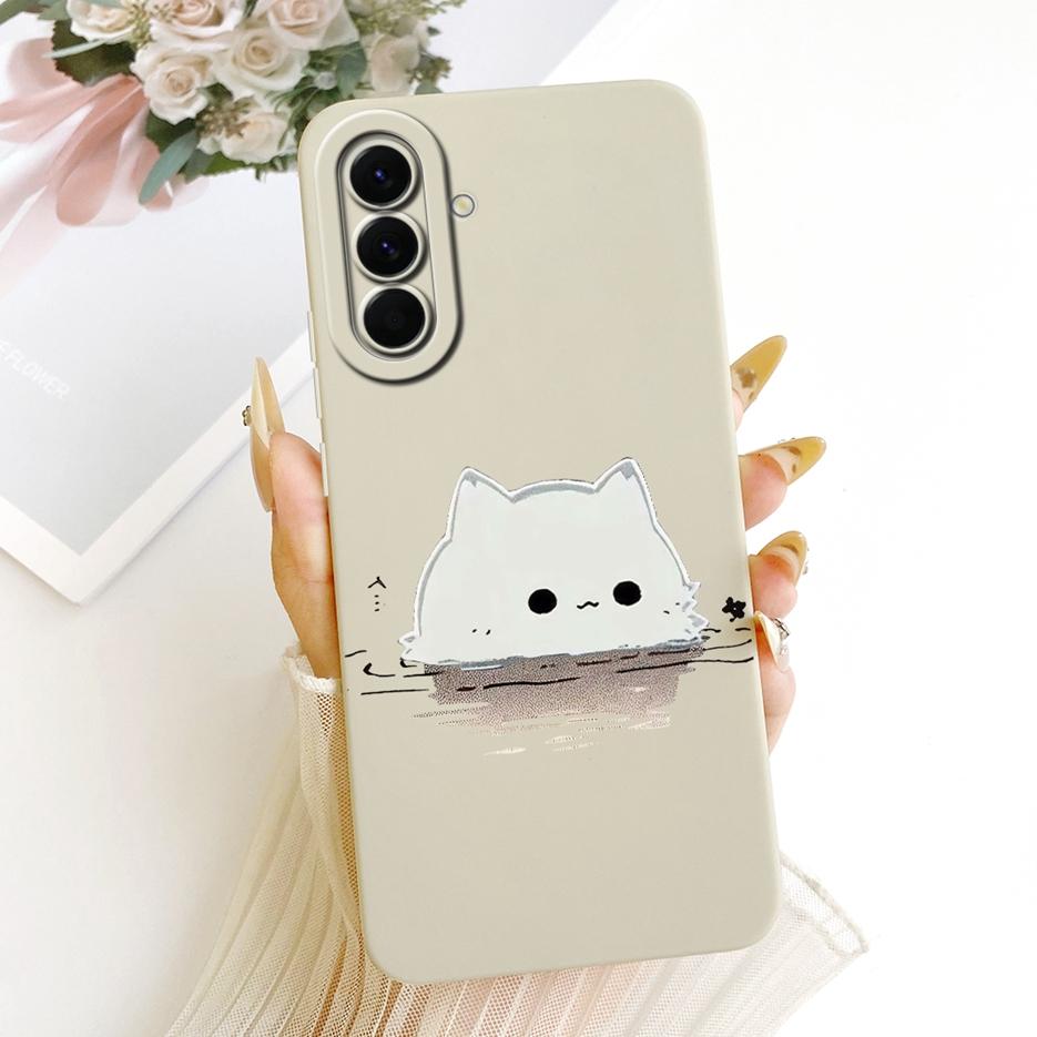 Per Samsung Galaxy A57 5G Custodia SM-A576B Cane Coniglio Cartone Animato Carino Cover Morbida Custodia per Telefono in TPU Per Samsung A57 A 57 GalaxyA57 5G Borse