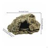 Reptile Rock Cave MultiUse Hide Easy to Cleansable Artificial for Terrarium,