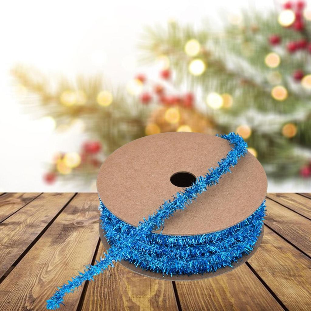 Christmas Ribbon Glitter Decorative Ribbons Gift Wrapping for Cake