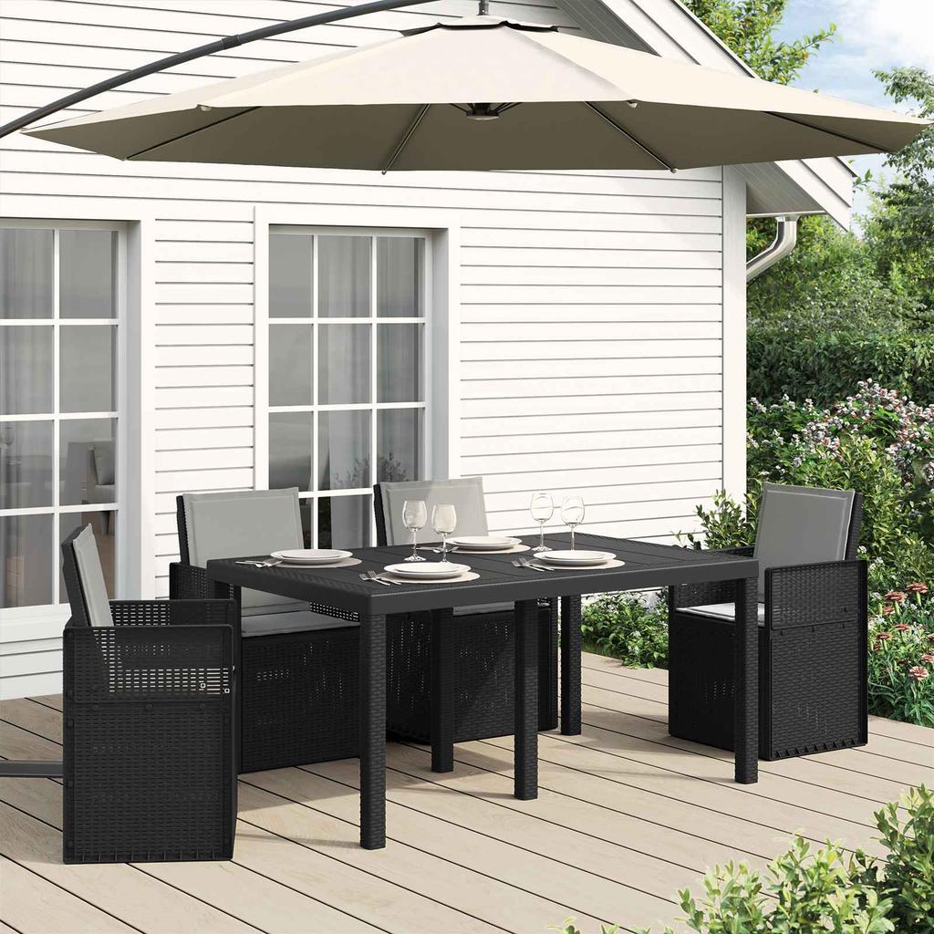 Seat and Back Cushions 4 Pcs Light Grey 47 X 45 X 2 Cm Polyester