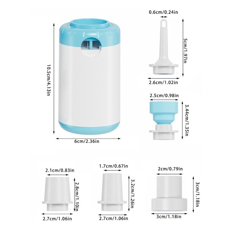 Portable Electric Air Pumps Wireless Rechargeable Inflate Deflate Pump for Compression Bags Inflatable Toys Enduring
