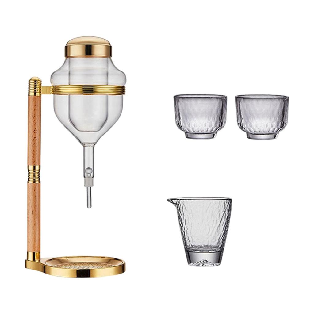 Decanter And Cup Set, Pot Dispenser for Cold Sake