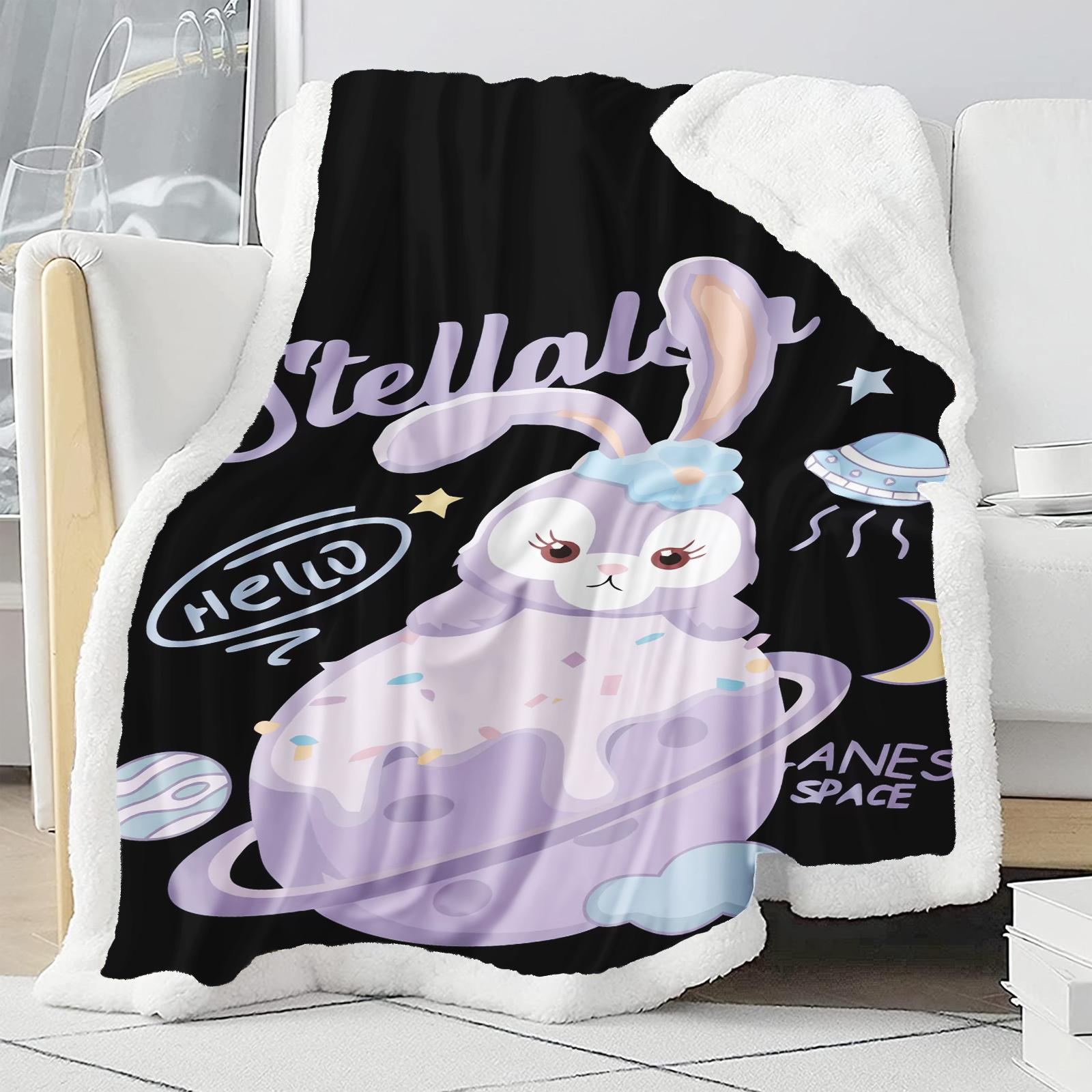 

StellaLou Blanket Modern Printed Anime Furry Custom Luxury Plush Blankets Throw Baby Winter Fleece Microfiber Fabric 130X150CM