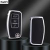For Ford Focus 2 Mk2 Fiesta Mondeo Galaxy Falcon Territory Ecosport Car Tpu Folding Key Cover Bag Shell Case Keychain Protector