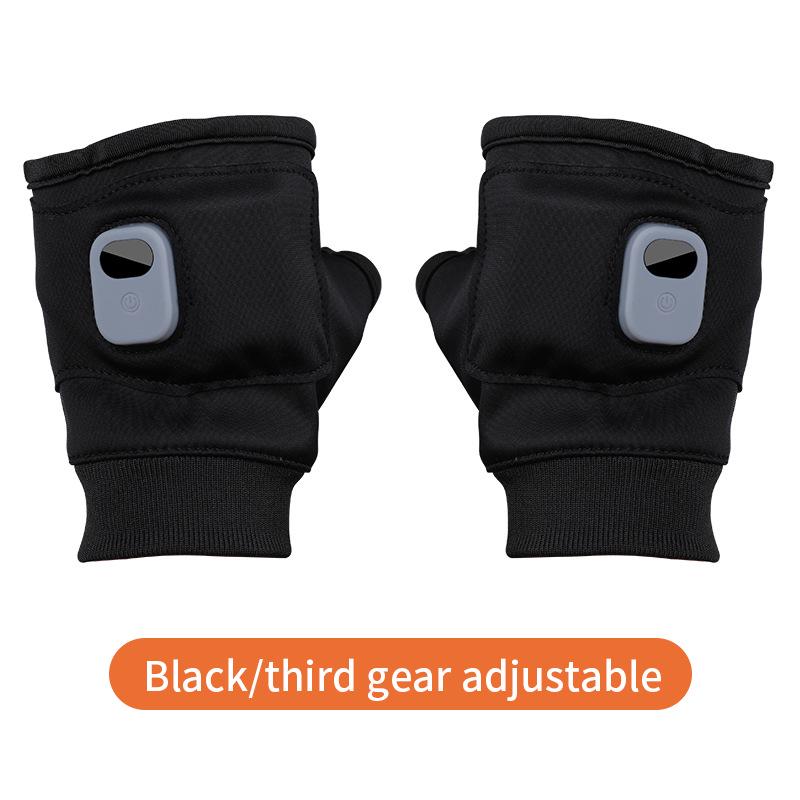 USB Rechargeable Smart Heated Gloves for Study, Office, and Gaming