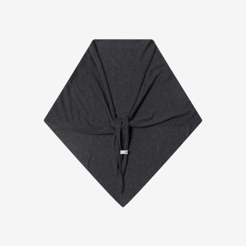 LA KOSMO FLOW KNIT SCARF - GRAY