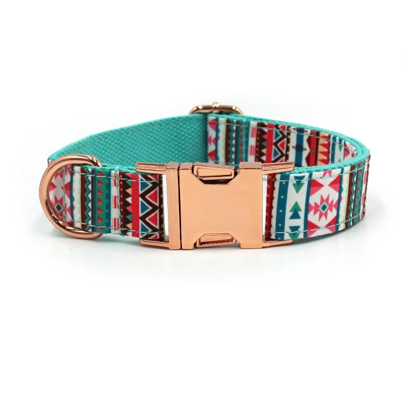 Cute Printed Pet Dog Collar Laser Engraved Dog Collar