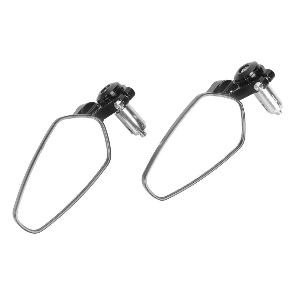 2PCS Motorcycle Rearview Mirror High Definition Clear View Aluminium Alloy Handlebar Side Mirrors for Motorbike