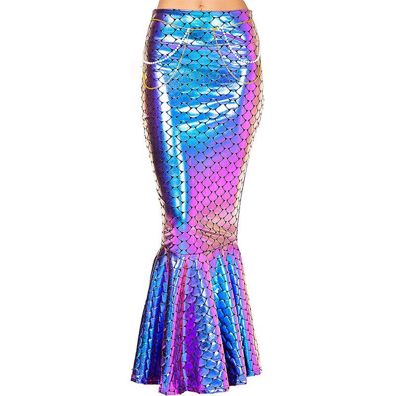 Gonna Bodycon a Squame da Sirena a Coda di Pesce per Cosplay e Performance sul Palco