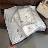 Silk Scarf 70 Small Square Scarf Retro Versatile Season High-End Printing Women'S Professional Scarf Scarf