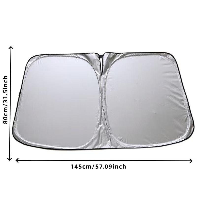 1Pcs Sun Protection Cover Foldable Thicken Front Window Uv Refletive Sunshade Curtain Car Windshield Sun Shade Cover