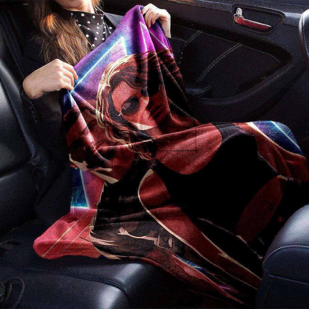 1pc Grand Theft Auto Soft Flannel Blanket with Designer Print A cozy blanket for all seasons, perfect for the couch, bed, office