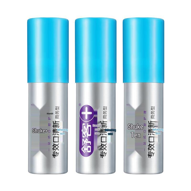 Saky Fresh Breath Mouth Spray, Invigorating Mint (3 x 18ml)
