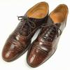Loake Hergestellt in England Vintage Semi-Brogue Kappe Zehenbraun Größe 8/26,5cm Herren(GEBRAUCHT)