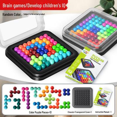 Cross-Border Huarong Road Puzzle: Smart Magic Beads Logical Challenge for Kids