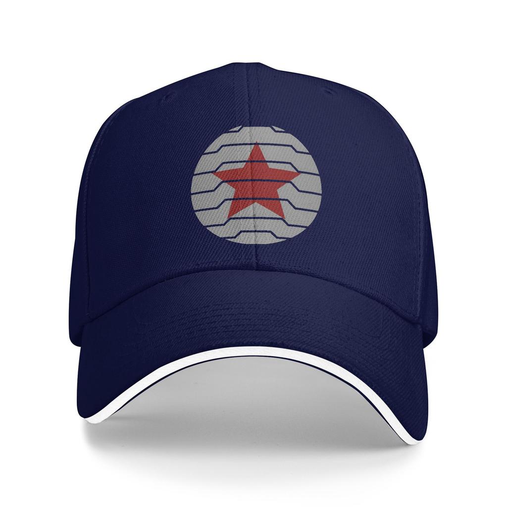 Bucky Barnes Winter Soldier logo  Sandwich Caps Adult HipHopBaseball Cap Hat Adjustable Polyester Racing Cap Summer Caps