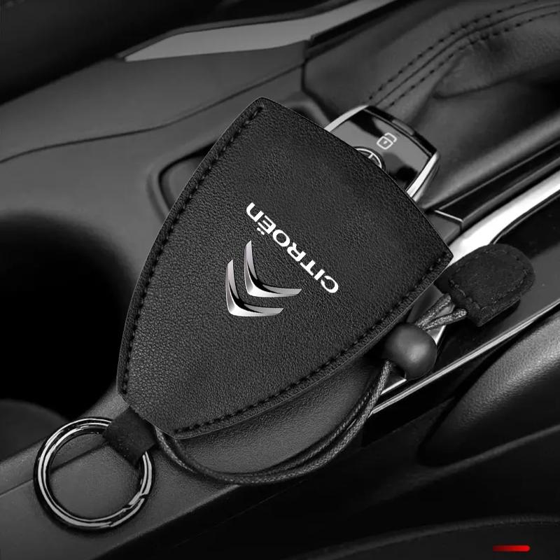 Fashion Car Key Chain Storage Bag Split Car Key Case Key Case For Citroen C1 C2 C3 C4 C5 C6 C8 C4L DS3 DS4 DS5LS DS6 Accessories