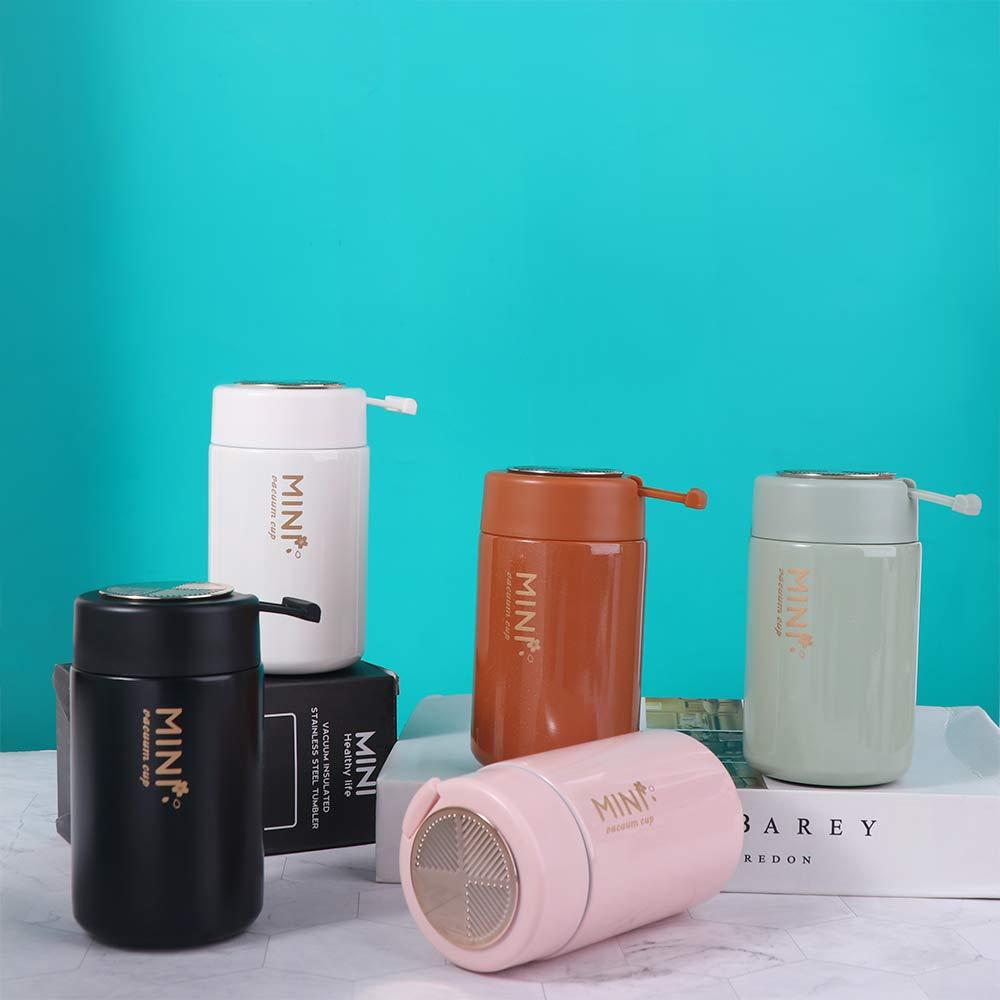 

Flower Portable Vacuum Flask Insulated Thermal Water Bottle Mini Thermos Cup Children Girls Boy зелений