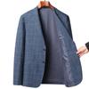 Lesboet Men's Slim Fit Plaid Blazer - Casual Korean Style for All Ages
