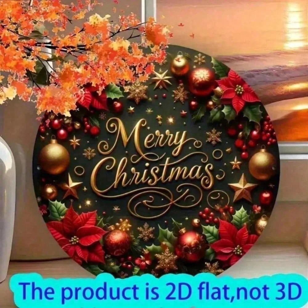 Rustic Farmhouse Iron Apple Basket Wall Decor with Artificial Fruit and Linen