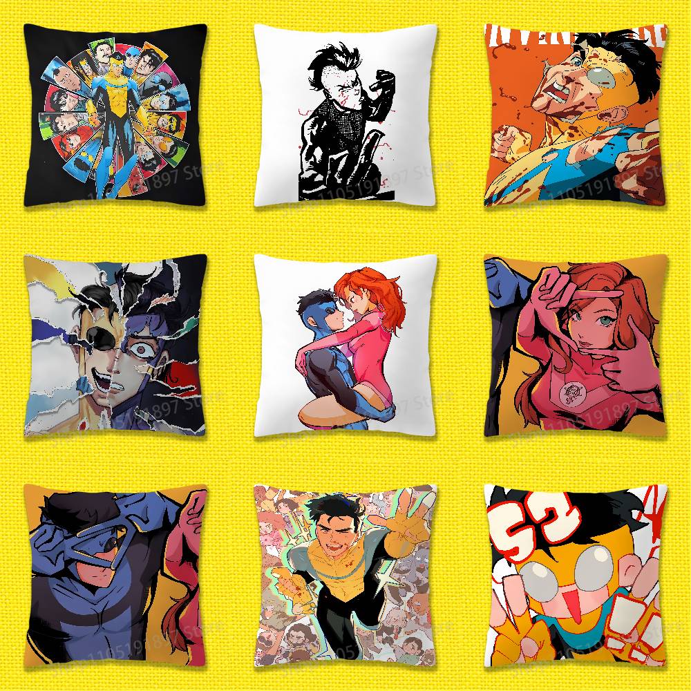 M-Mohawk Mark I-Invincible Throw Pillow Case For 45cm 40cm 55cm 50cm 30cm Square Car Pillowcase Shell