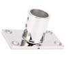 Stanchion Base Stainless Steel 90 Degree Rectangular   AntiCorrosion Polishing Hnadrail Fitting for Boat Yacht(22mm )