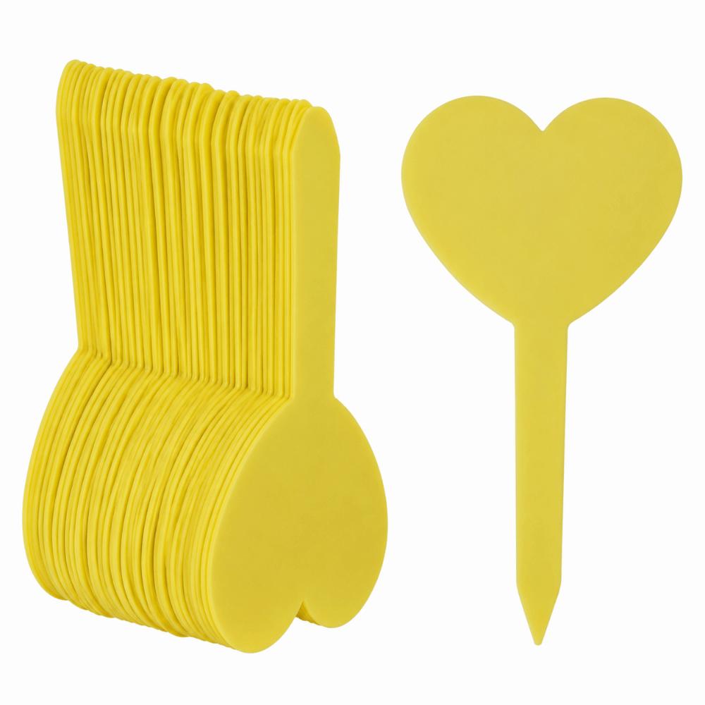 

200PCS Plastic Plant Labels Waterproof Garden Markers Seedling Tags Indoor and Outdoor Gardening жовтий