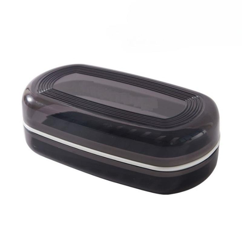 Toilet Drain Soap Box with Lid Creative Travel Portable Travel Soap Tray Bathroom Wash Face Soap Box