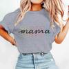 Mama Letter Print Fashion T-shirts Mother's Day Gift Shirt for Women Mama Vintage Design T Shirts Women's Clothing