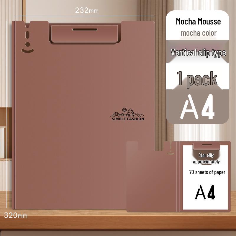 A4 Cardboard Double Clip Ring Binder Document Holder