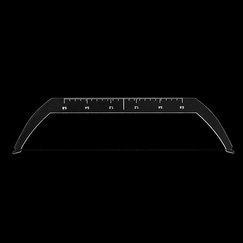 Bow And Arrow Eyebrow Mapping Ruler Positioning Ruler Eyebrow Tattoo Line Drawing Auxiliary Tool Permanent Makeup Accessories
