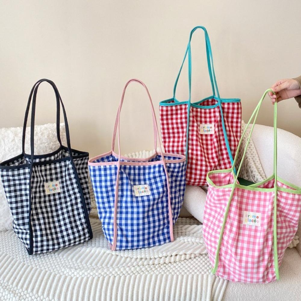 

Сумки-тоут, сумки в клетку, подмышки, модная сумка на плечо для женщин синий