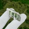 Sterling Silver Natural Green Swiss Opal Anniversary Bezel Wife Pendant Jewelry