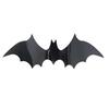 12pcs/Pack Halloween Black Bat Wall Sticker 3D Decorative Sticker Halloween Party DIY Wall Decoration Bar Horror Decoration Prop