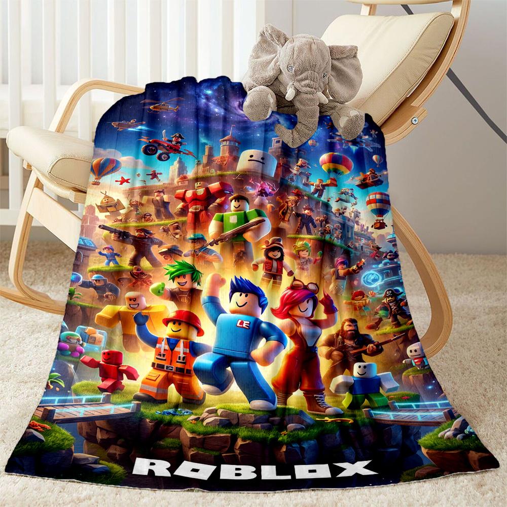 Roblox 180 Blanket Soft Warm Cozy Great for Couch Sofa Bed Four Seasons Universal Modern Style Unique Gift for Family and Friends Camping