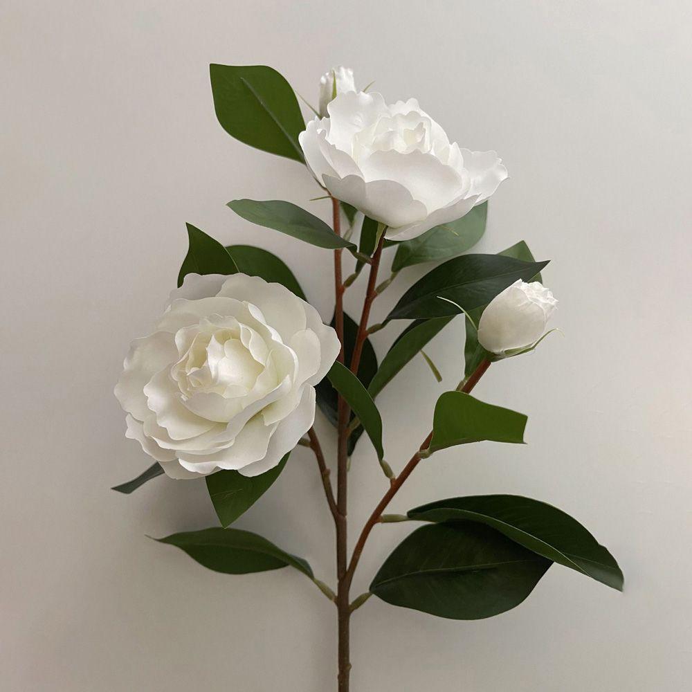 Decoration for Bedroom Fake Plants Fake Gardenia Home Decor Artificial Flowers Table Arrangement