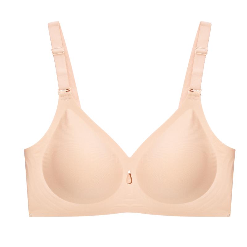 

Глубокий V Вязаный бюстгальтер Женские беспроводные бюстгальтеры Сексуальный резной с подкладкой Бралетт Женский удобный бюстгальтер Женское мягкое нижнее белье S-XXL XXL абрикосовый