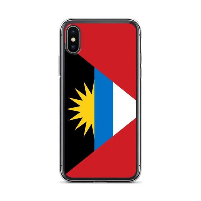 Coque Télephone Drapeau Antigua-et-Barbuda - iPhone X