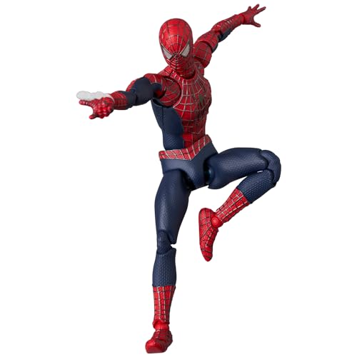 MAFEX No. 241 FRIENDLY NEIGHBORHOOD SPIDER-MAN Friendly Neighborhood Spider-Man Action Figure, Approximately 150mm Tall, Non-scale, Pre-painted