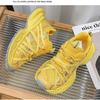 Spring and summer ins super fire straps breathable mesh sneakers outdoor mountaineering jogging casual shoes women's shoes
