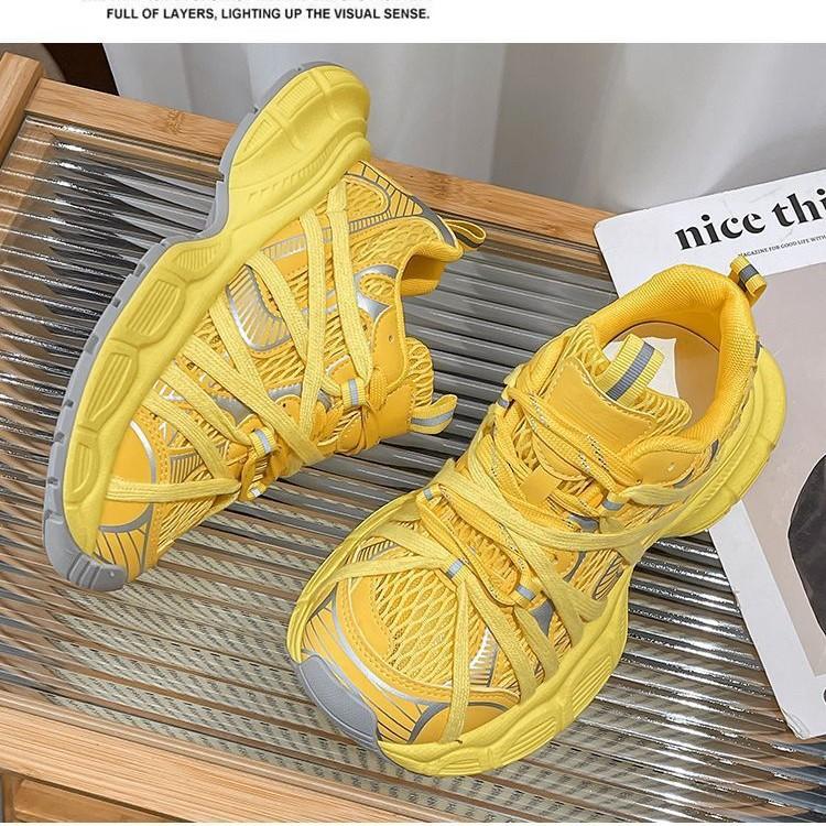 Spring and summer ins super fire straps breathable mesh sneakers outdoor mountaineering jogging casual shoes women's shoes