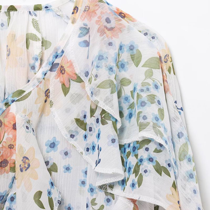 Kaslead New Arrival Women's Fashion Style Stylish Simple and Versatile Casual Laminated Decoration Long Sleeves Shirt