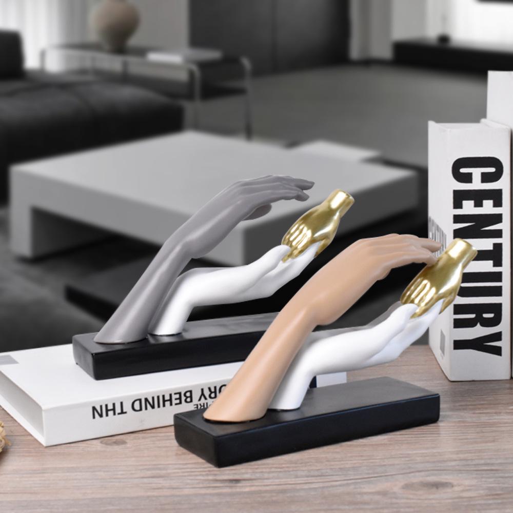 Contemporary Abstract Resin Art Table Ornament