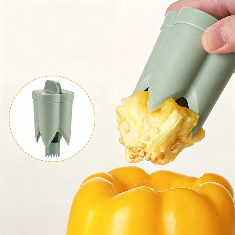 

LsCook 3pcs /Box ABS Plastic Corer Pitting Tool Chili Seeder