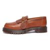 Dr. Martens נעלי מוקסין מעור עם פונפון, נמוכות, קז'ואל, יוניסקס, חומות 30610248