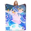 Inazuma Eleven Blanket Flannel Fubuki Shirou Soft Throw Blankets for Outdoor Travel Bedroom Quilt