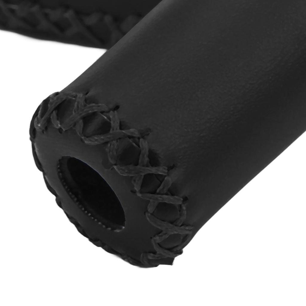 Bike Handlebar Grip Retro PU Leather   Handle Grips   Wear Resistant Handlebar Cover