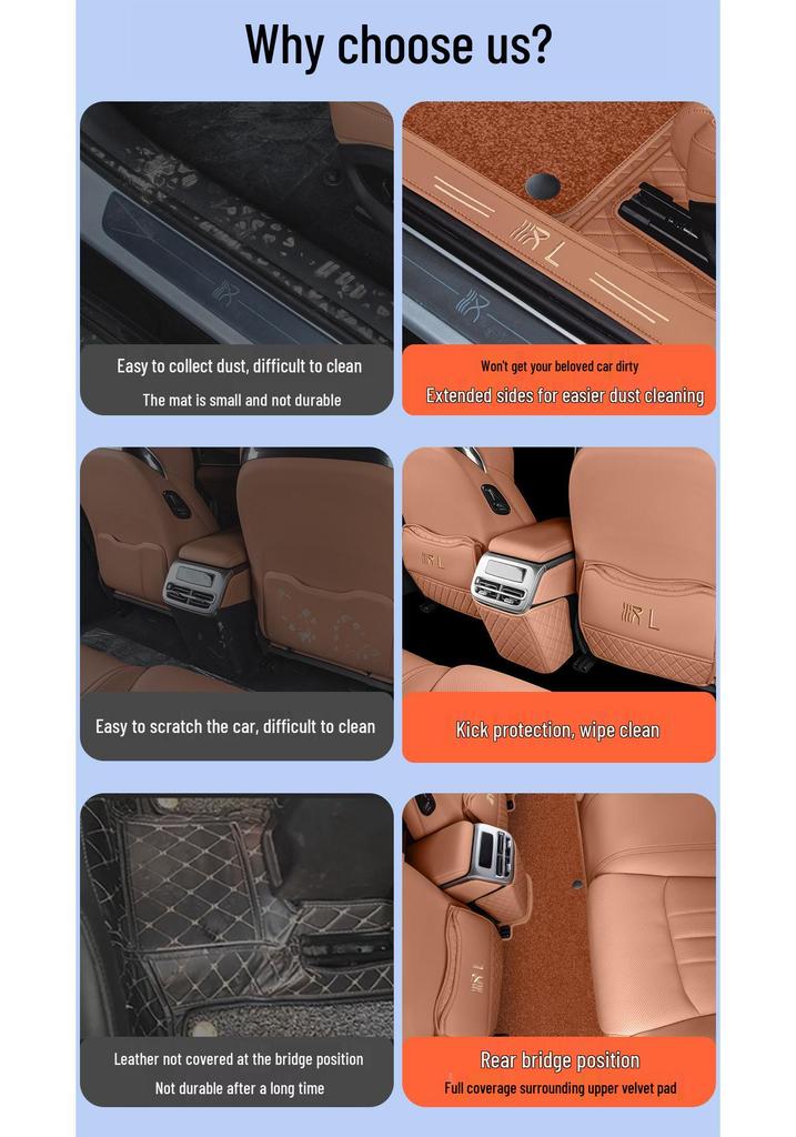 BYD Han L 2025 Model DMI Full Surround EV/DMP Car Floor Mats