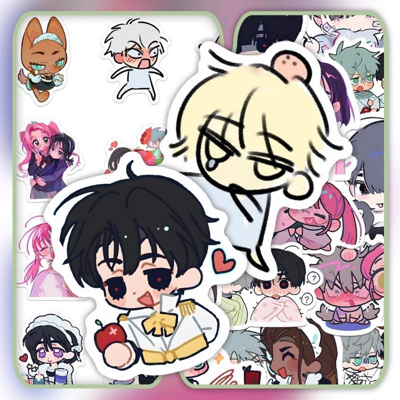 10/80Pcs Cartoon Anime AlienStage Cute Stickers for Laptop Funny Luggage Skateboard Home Wall Cartoon Kids Decoration